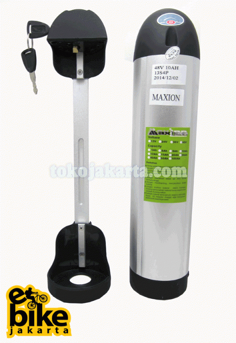 Baterai Mesin Sepeda Listrik ebike Maxion Bottle Kettle 48V 10Ah (P1325)